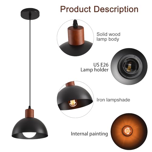 Woven Pendant Light Boho Chandelier, Rattan Pendant Lights Kitchen Island, Farmhouse Pendant Lighting with Hand Woven Wicker Shade, Boho Chandelier Light Fixtures Ceiling Hanging Light - color: 1 pack 7.87 IN