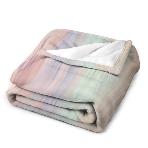 Fashion Gradient Blanket, Modern Abstract Art Colorful Pink Painting Strokes Pattern Soft Warm Cozy Plush Flannel Covers for Livingroom Bedroom Couch Chair Camping Travel Home Decor Tapestry 30x40in - color: Abstract-14, size: 30W" x 40L"
