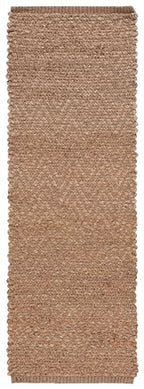 SAFAVIEH Natural Fiber Collection Runner Rug - 2'3" x 7', Natural, Handmade Farmhouse Fringe Jute, Ideal for High Traffic Areas in Living Room, Bedroom (NF731A) - size: 2'3" x 7' (Runner)