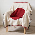 Pure Country Weavers Japan Flag Blanket - Gift Tapestry Throw Woven from Cotton - Made in The USA (69x48) - color: Japan Flag