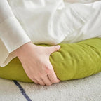 Vitamaze - amazing life Round Floor Pillow Cushion Soft Thick Seat Pad, Tufted Corduroy Meditation Cushion for Tatami, Yoga, Living Room, Bedroom, Office, Car, Sofa(Cream,16inch)