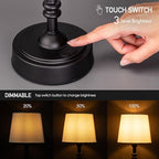 O’Bright Seraph mini – Cordless LED Table Lamp with Dimmer (Oil Rubbed Bronze) - color: Oil-Rubbed Bronze