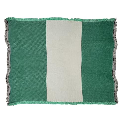 Pure Country Weavers Nigeria Flag Blanket - Gift Tapestry Throw Woven from Cotton - Made in The USA (69x48) - color: Nigeria Flag