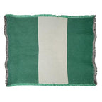 Pure Country Weavers Nigeria Flag Blanket - Gift Tapestry Throw Woven from Cotton - Made in The USA (69x48) - color: Nigeria Flag
