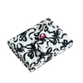 Betsey Johnson - Plush Throw Blanket for Couch or Bed, Soft Reversible Western Fleece Throw, Cozy Printed Soft Blanket, Ballet Bows Grey, 50" x 70" - color: Ballet Bows Grey