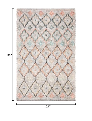 SAFAVIEH Kilim Collection Accent Rug - 2' x 3', Beige & Gold, Handmade Moroccan Boho Jute & Cotton, Ideal for High Traffic Areas in Entryway, Living Room, Bedroom (KLM753G) - color: Beige/Gold, size: 2' x 3' (Rectangular)