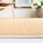 Martha Stewart SAFAVIEH x Collection Area Rug - 2'3" x 8' Runner, Natural & White, Sisal & Jute, Ideal for Living Room, Hallway, Foyer, Entryway, Bedroom (MSR9501H) - color: Natural/White, size: 2'3" x 8' (Runner)