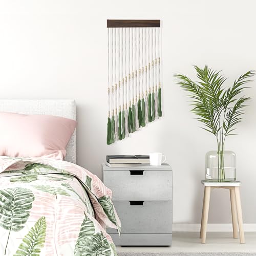 HFWDGTAO Macrame Wall Hanging, Boho Wall Decor, Home Decor - Unique Art Handmade Woven Tapestry, Bedroom Living Room Gallery Bedroom Corridor Background Wall Art Decoration