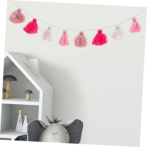 Bohemian Style Fringed Tapestry Tassel Decor Wall Hanging Multipurpose Home Decor for Living Room Bedroom