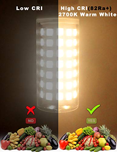 Ziomitus No Flicker G9 Led Bulbs Dimmable 6W Soft Warm White 2700K,40W 50W 60W Halogen Equivalent,AC120V Dimmable G9 T4 LED Bulb for Chandelier Pendant Ceiling Wall Light,600LM,360Deg(5Pack) - color: Warm White, size: 6 Watts