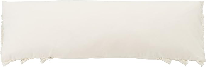 Safavieh Home Collection Grema Boho 12 x 36-inch White Fringe Decorative Accent Pillow PLS7142A-1236