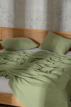 Muslin Blanket - Pure 100% Turkish Cotton Airy Soft Light Versatile Gauze Throw Blanket for Bed, Couch, Sofa (Sage Green, Twin XL Size (71" x 95" inch)) - color: Sage Green, size: Twin XL Size ( 71" x 95" inch )
