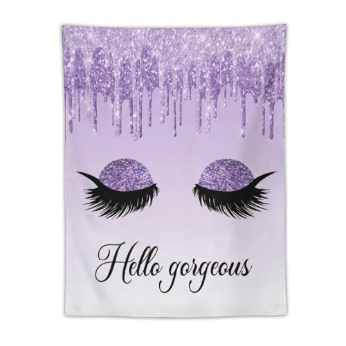 Eyelashes Tapestry Wall Hanging Tapestries Wall Backdrop Room Poster Art Aesthetic Decor for Home Office Bedroom Living Room Dorm 30"x40" - color: Eyelashes-2, size: 40"L x 30"W