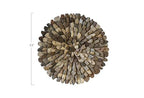 Creative Co-Op Round Driftwood Wall Décor