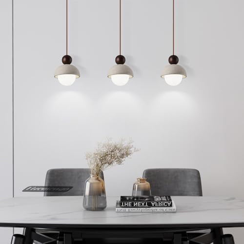 Natural Travertine Stone Pendant Light 5.9in Small Mini Wabi Sabi Japandi Japanese Nordic Hanging Lamp Pendant Lighting Fixture for Dining Room Bedroom Corner 1 Pack (Bulb Included) - size: 1 Pack