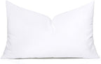 MIULEE Throw Pillow Insert Premium Pillow Stuffer Sham Rectangle for Decorative Cushion Bed Couch Sofa 12x22 Inch