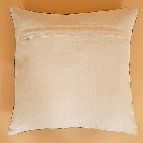Indian Cotton Cushion Cover Sabra Kilim Pillow Cover Designer Decorative Sofa 18x18 Inche Handwoven Cushion Case for Farmhouse Home Decor Spring Decorative Pillow (Pattern 6) - color: Pattern 6