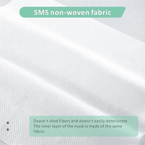100 Count Bulk Packaged Disposable Pillow Covers, Eco-Friendly Waterproof Non-Woven, White 21" x 30", for Hospital, Spa, Guest Room, Travel