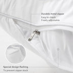 FAVRIQ 30 x 30 Pillow Inserts - Firm and Fluffy Decorative Square Sofa Throw Pillow with 100% Cotton Cover - Down Alternative Pack of 2 - size: 30x30 Inch