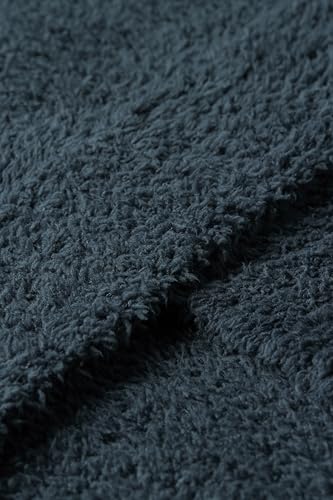 Barefoot Dreams® CozyChic® Throw, Onyx Blue, 54"x72" - color: Onyx Blue