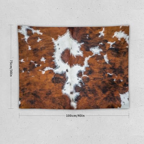DDCBNS Cow Print Tapestry Wall Hanging Black White Brown Farm Animal Skin Wall Hanging Tapestry Wall Art Home Décor for Bedroom Living Room Dorm Wall Décor 40" x 30" - color: Animal Skin_7, size: 40"L x 30"W
