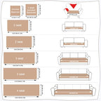 VClife Modern Couch Cover, Non Slip Dog Sofa Cover, Beige, 35.4" x 63" | Pet-friendly Sofa Covers, Scratch-resistant, Waterproof, Non Slip That Stay Firmly In Place, Durable and Machine Washable - color: 01# Beige, size: 35.4" x 63"