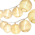 Cobus CozyHome Lantern String Lights Outdoor - 20 Lantern LEDs & 23 ft with 8 Modes | Warm White Outdoor Lampion String Lights Electric Lighting 23 ft Christmas Light - size: Plug - 20 Lanterns - Remote Control