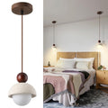 Natural Travertine Stone Pendant Light 5.9in Small Mini Wabi Sabi Japandi Japanese Nordic Hanging Lamp Pendant Lighting Fixture for Dining Room Bedroom Corner 2 Packs (Bulb Included) - size: 2 Packs