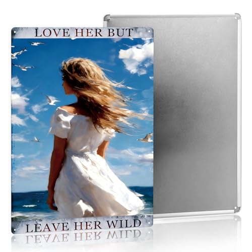 Inspirational Quotes Wall Decor Bed Room Decor Women Encouragement Gifts For Women Mental Health Poster 8×12 Inches Tin Sign - color: Wild, size: 8×12Inches