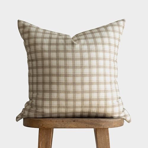Woven Nook - 4 Pack - Modern & Luxurious Decorative Throw Pillow Covers - Durable Quality & Machine Washable - House Becomes Home - (22x22) - size: 22" x 22" (Pack of 4)
