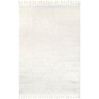 Nuloom Kerry Cream, 6' Square, Geometric, Soft and Cozy, High Traffic, Stain Resistant, Easy Clean, Durable Area Rug for Bedroom, Living Room, Dining Space, Den, Foyer, Entryway - color: Kerry Cream, size: 6' x 6' (Square)