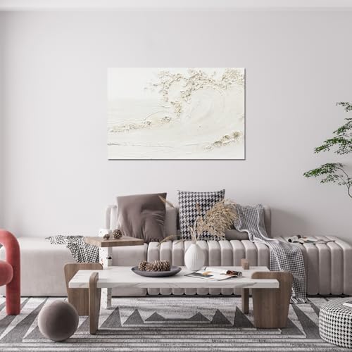 Canvas Wall Art Decor Artwork for Walls Wall Art for Living Room Black Abstract Wall Art Decor Canvas Art Wall Decor Modern Textured Wall Art Black Wall Paintings 24" X 36" Bedroom Office Decor - color: White, size: 36"L x 24"W
