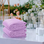 Buryeah 12 Pcs Flannel Throw Blanket Bulk 50 x 60 in Sleepover Blanket Outdoor Wedding Throw Lightweight, Oeko-tex Standard 100 Certified for Sofa Homeless Gifts (Lavender Purple) - color: Lavender Purple