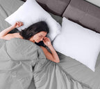 Utopia Bedding Premium 100% Waterproof Pillow Protectors with Zipper King Size (Set of 40), Bed Bug and Dust Mite Proof Zippered Pillow Covers, Pillow Encasement Cases, White - size: King (Pack of 40)