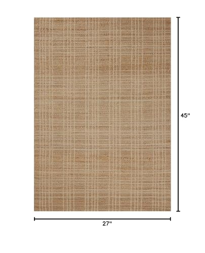 Loloi Chris Loves Julia Judy Collection JUD-01 Natural/Cream 2'-3" x 3'-9" Accent Rug - color: Natural / Cream, size: 2'3" x 3'9" (Rectangular)