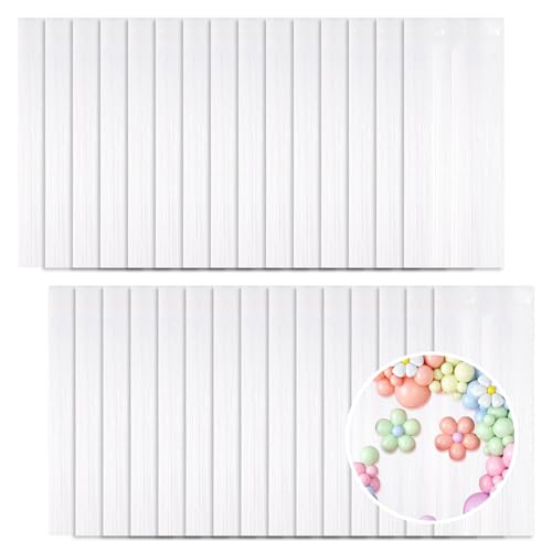 30 Pack White Foil Fringe Curtain Backdrop, 3.3x8.2 Feet Metallic Tinsel Streamer Curtains Photo Booth Props for Wedding/Anniversary/Bridal Shower/Christmas/New Year/Valentine's Day Party Decorations - color: White