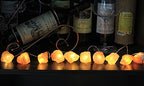 Fantasee Himalayan Salt String Light, Natural Hand Carved Salt Crystal Light Release Negative Ions for Bedroom, Living Room, Office, Home Deco, Yoga, Night Light, Gift (6.6ft 10led) - size: 6.6ft 10led