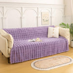 YUSOKI 3D Fleece Bubble Throw Blanket | 380GSM Ultra Soft Fluffy Plush | Non-Shedding Lightweight Cozy Blanket for Couch Sofa Bed | All Season (Lilac Purple,50 * 60inches) - color: Lilac Purple, size: Throw(50" x60")