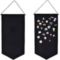 2pcs Cotton Canvas Wall-Mounted Brooch,Wall Hanging Jewelry Display Storage Set for Pin and Brooch Collections(A) - color: A
