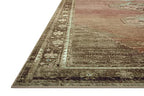 Loloi Magnolia Home by Joanna Gaines Sinclair Collection SIN-06 Clay/Tobacco 8'-6" x 11'-6", .25" Pile Height, Machine Washable, Area Rug - color: Clay / Tobacco, size: 8'6" x 11'6" (Rectangular)