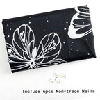 HVEST Butterfly Wall Hanging - Space Tapestry for Bedroom & Living Room, 59W x 51H inches - color: Black, size: 51"L x 59"W