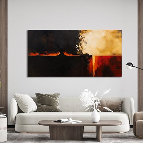 Canvas Wall Art Decor Wall Art Pictures For Living Room Abstract Art Black Red Vintage Wall Art Decor Art Work Decoration Modern Abstract Wall Art Prints For Bedroom Office Kitchen Wall Decor 20"x40" - color: XY-D, size: 40"L x 20"W