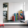 Ruomeng Home Gym Mirror, 55''x30''x2PCS Full Length, Large Frameless Body Mirror Tempered Glass for Gym, Workout, Yoga, Garage, Dance Studio - size: 55"x30"-2pcs