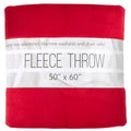 50x60 Throw Blankets, Ultra Soft Hypoallergenic Fleece Fall Throw Blanket for Livingroom, Couch, Chair, Bed, Red, Valentine's Day Throw - color: Barn Red
