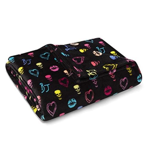 Betsey Johnson - Throw Blanket, Buttery-Soft Throw Blanket for Couch or Bed, Boldly Plush & Oversized Bedding (Betsey Signature, 50" x 70") - color: Betseys Signature