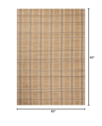 Loloi Chris Loves Julia Judy Collection JUD-02 Natural/Stone 5'-0" x 7'-6" Area Rug - color: Natural / Stone, size: 5' x 7'6" (Rectangular)