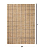 Loloi Chris Loves Julia Judy Collection JUD-02 Natural/Stone 5'-0" x 7'-6" Area Rug - color: Natural / Stone, size: 5' x 7'6" (Rectangular)