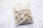 Decocove Large Macrame Wall Hanging with Wood Beads - Bohemian Wall Decor for Bedroom, Living Room and Kitchen - Cream and Beige - 35'' x 36''