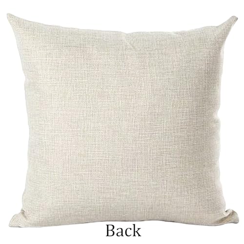 Ramirar Ink Oil Painting Watercolor Blue Green Sea Turtle Seaweed Grass Summer Decorative Throw Pillow Cover Case Home Living Room Bed Sofa Car Cotton Linen Square 18 x 18 Inches