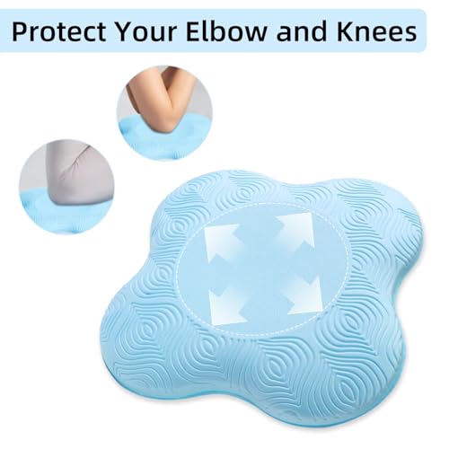 2 packs Yoga Knee Pad Mats Extra Thick for Knees Elbows Wrist Hands Head Foam Pilates Kneeling pad Yoga Knee Cushion Thick Exercise Pads for Knees Elbows Wrist Hands Head Foam Pilates Kneeling pad，Support Foam Pads for Women and Men - color: blue